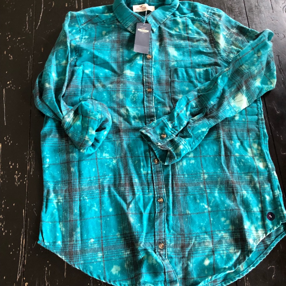 🔆HOLLISTER Flannel Button Top